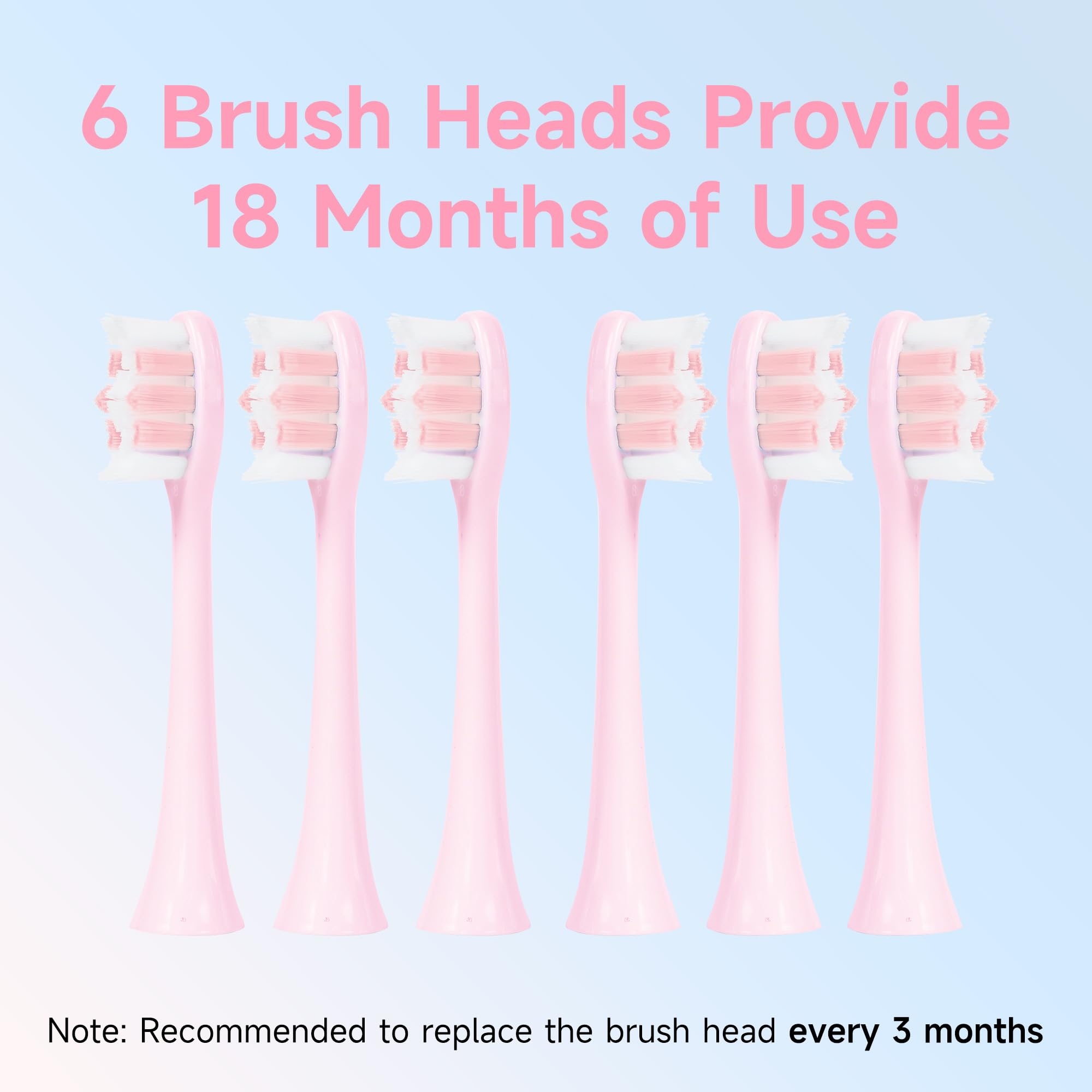 Pink PERECT toothbrush on a clean background
