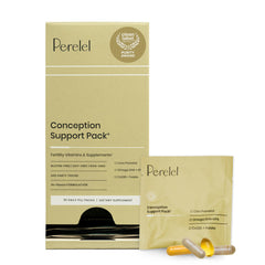 Front view of Perelel Conception Support Pack packaging