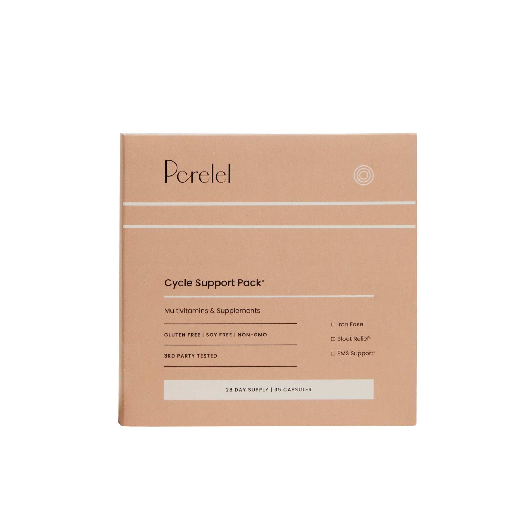 Perelel Cycle Support Pack bottle and packaging