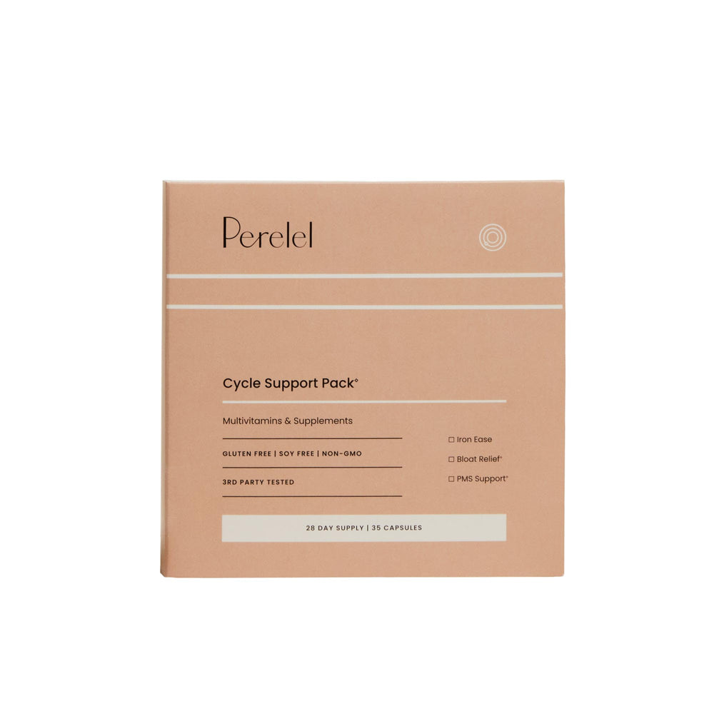 Perelel Cycle Support Pack bottle and packaging