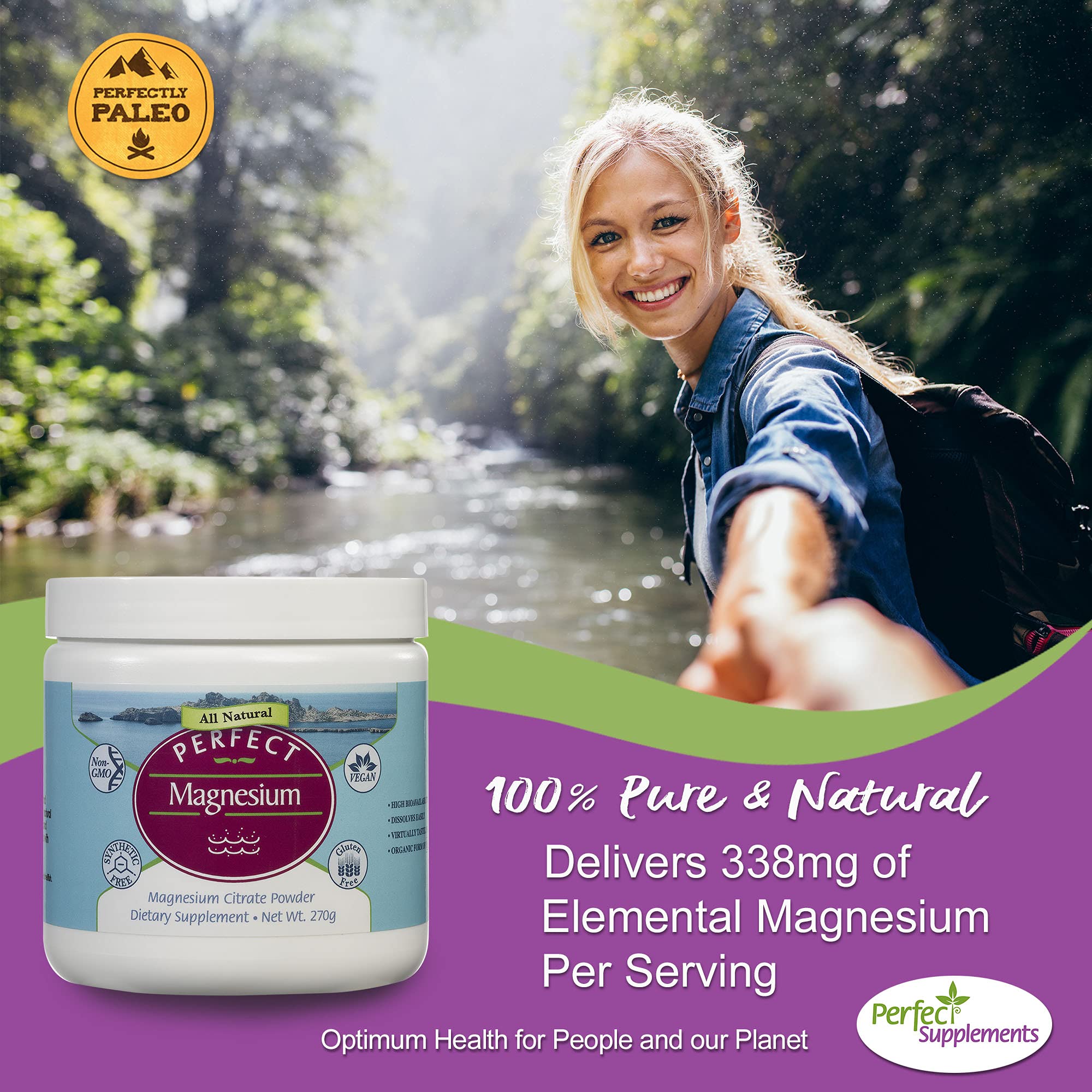 Product jar and packaging laid out for display