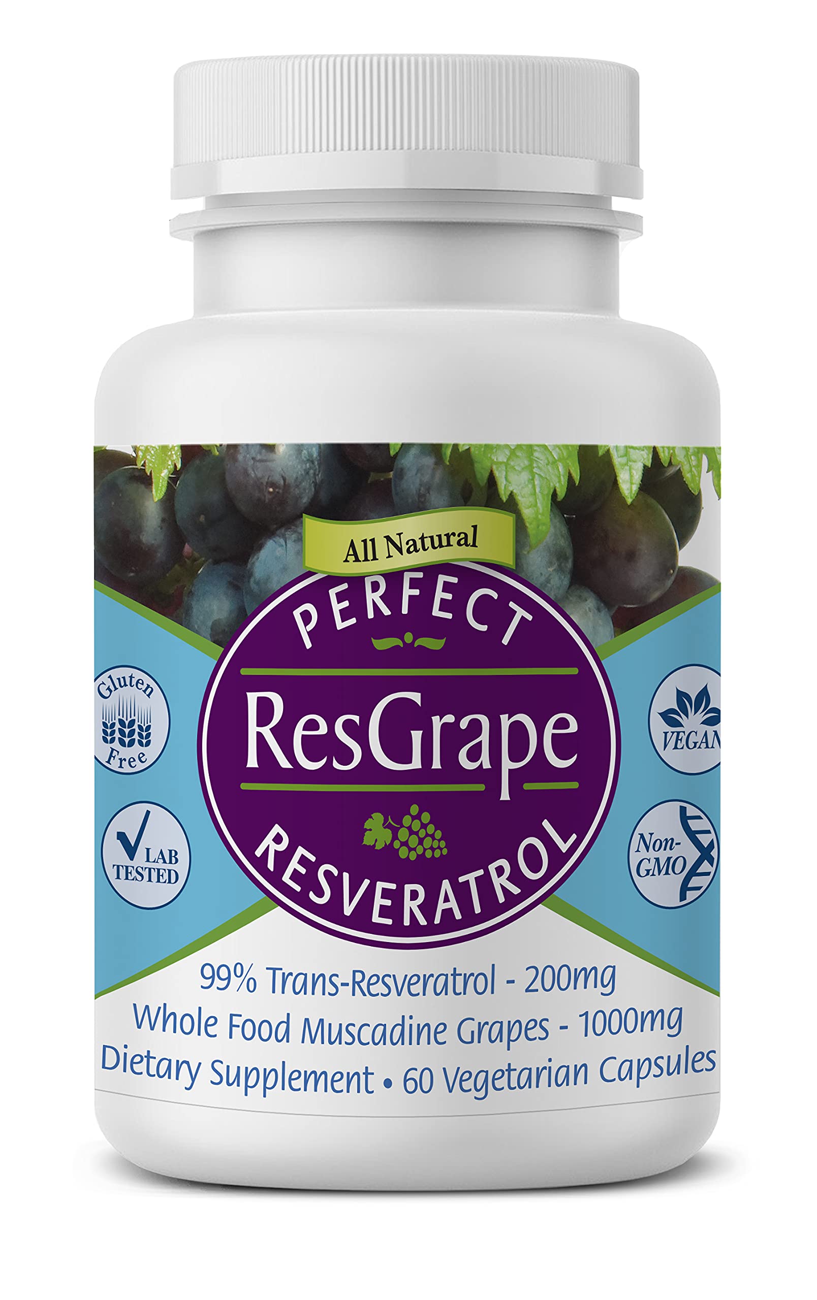 Main product image for Perfect ResGrape Resveratrol 60 capsules
