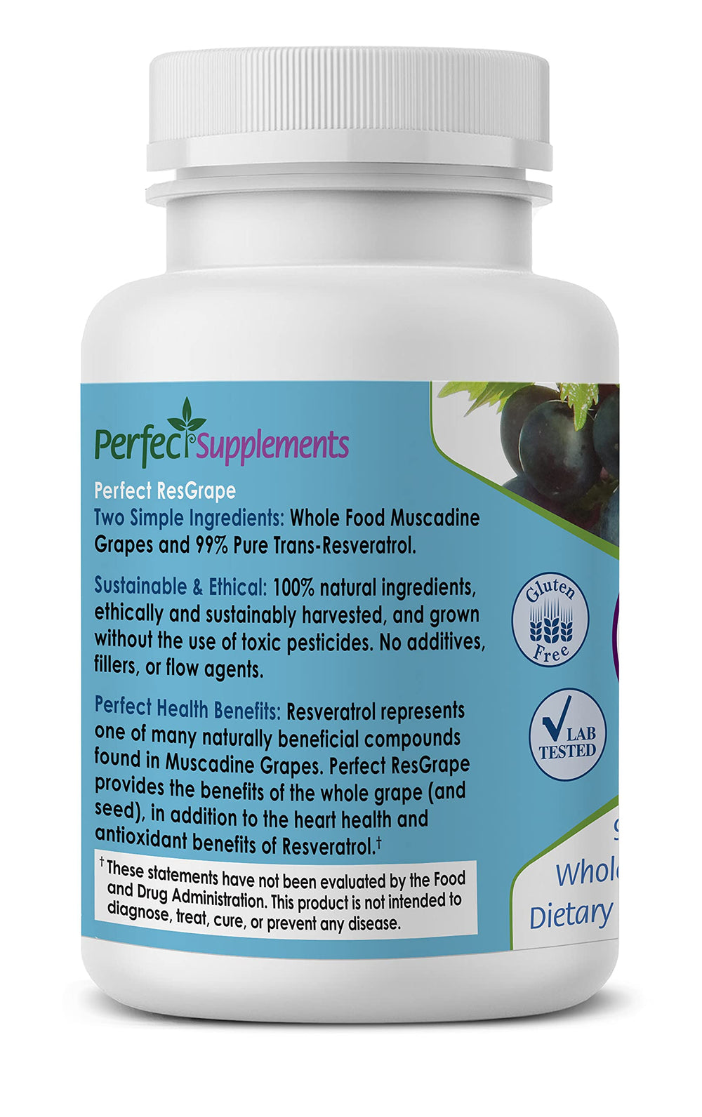 Organic Muscadine grapes used in ResGrape formula