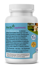 Argentine grass-fed cattle source for liver capsules