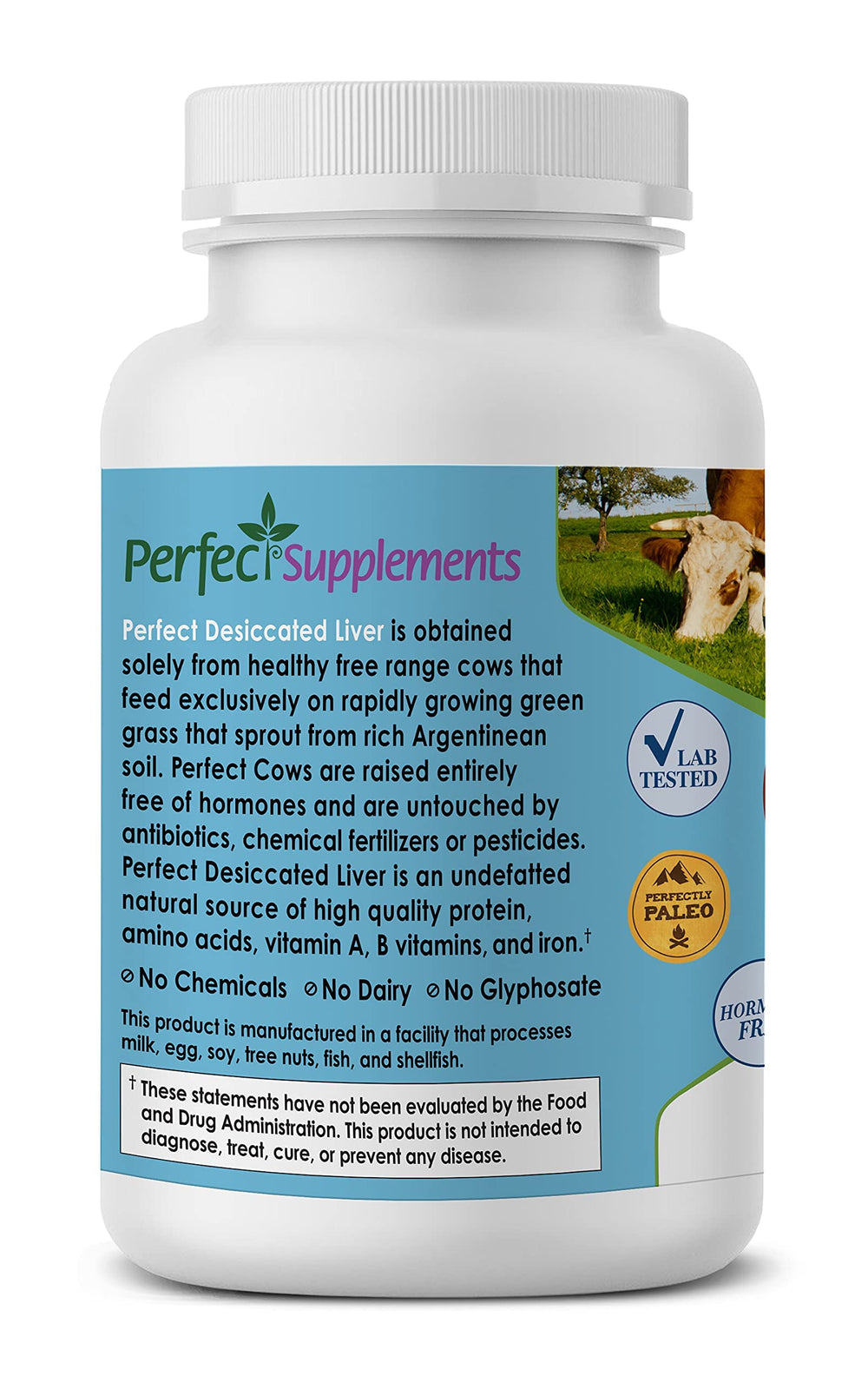 Capsules featuring gluten-free and non-GMO labels