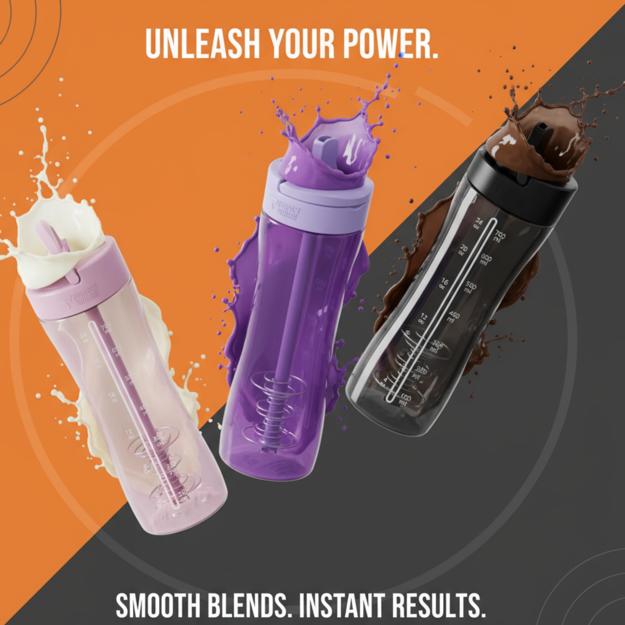 TRITAN plastic shatterproof BPA-free material used in Luma shaker