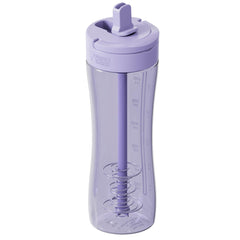 PerfectShaker Luma Series 28oz lavender shaker bottle with built-in straw