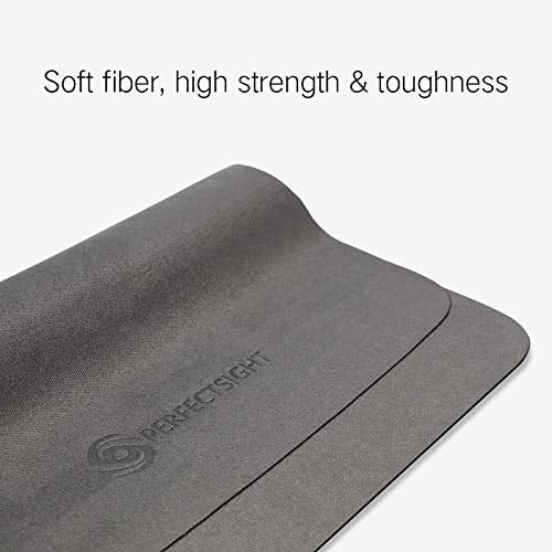 Close-up of 5.7 x 6.7 inch microfiber lens cloth