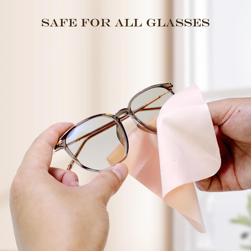 Purple 2-pack PERFECTSIGHT microfiber cleaning cloths