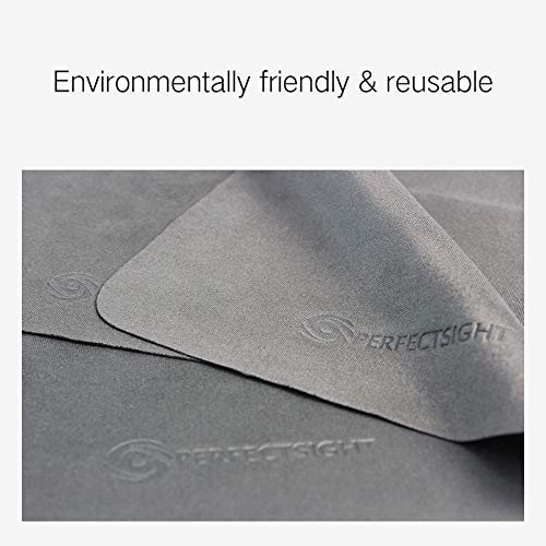 Microfiber cloth cleaning a smartphone screen