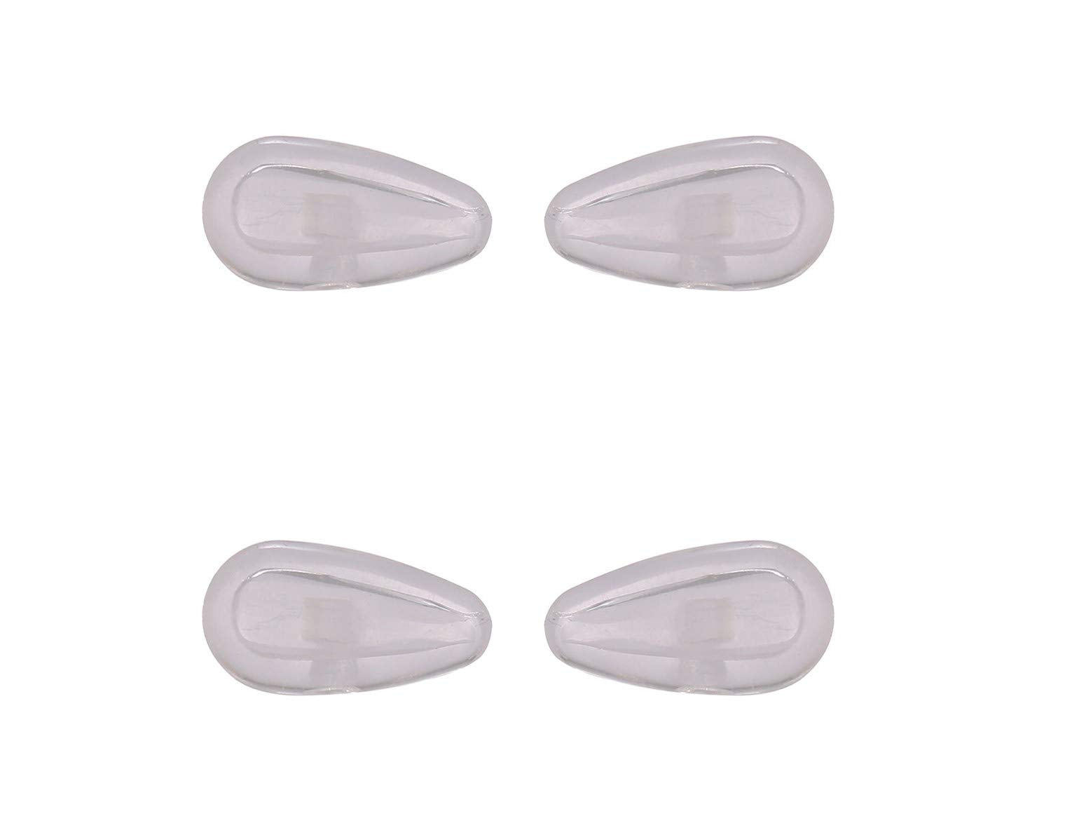 PERFFITT Clear silicone screw-in nose pads - front view
