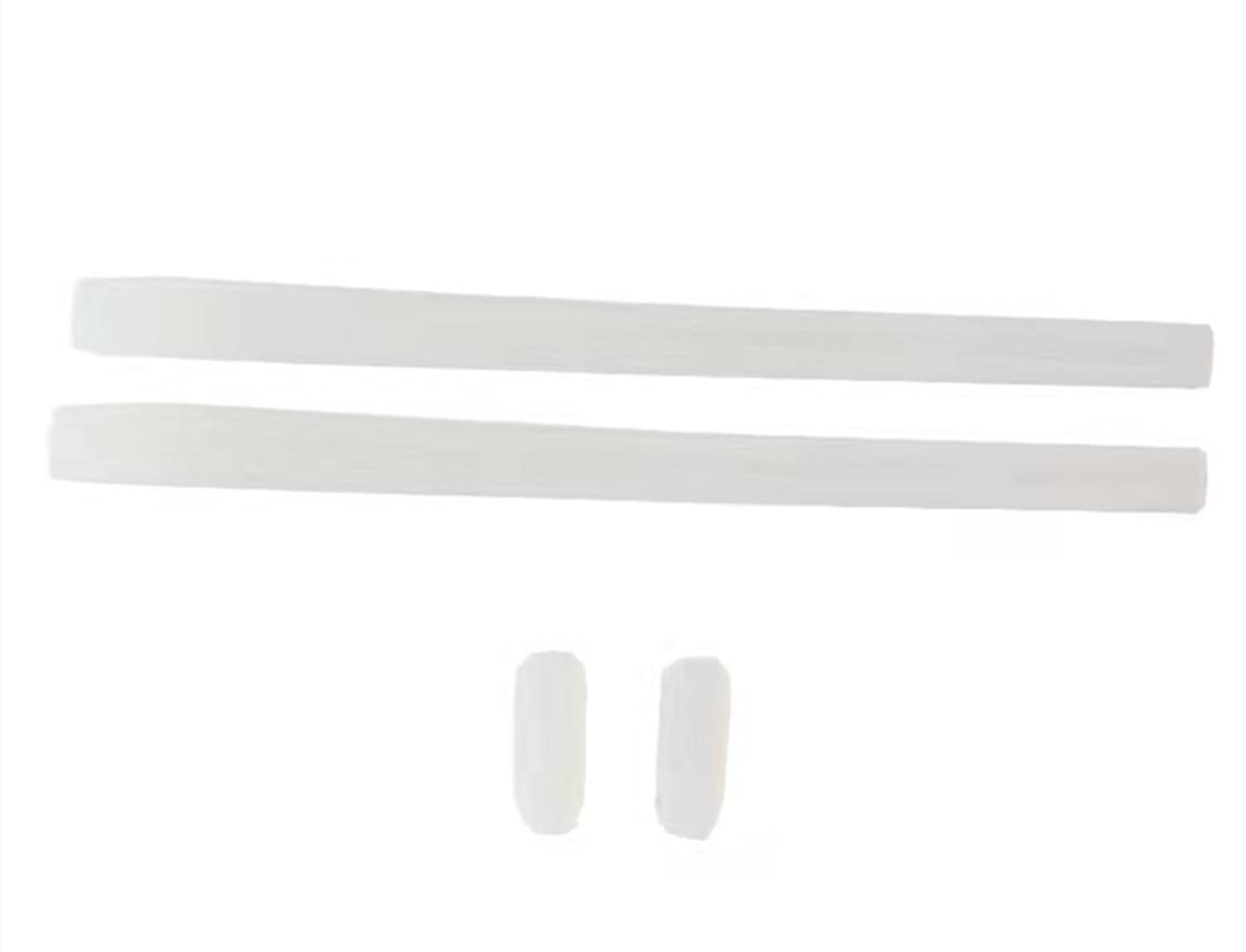 PERFFITT replacement silicone temple ear socks and nose pads for IC! IC Berlin frames in Milky White