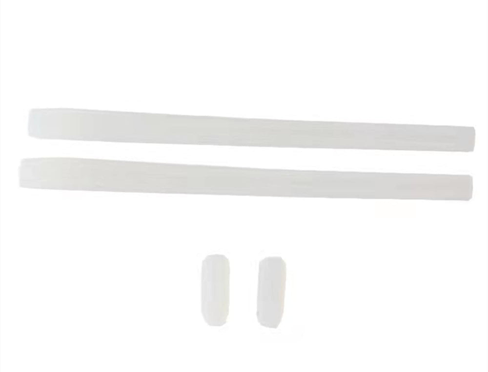 PERFFITT replacement silicone temple ear socks and nose pads for IC! IC Berlin frames in Milky White