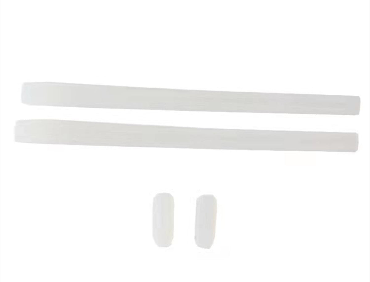PERFFITT replacement silicone temple ear socks and nose pads for IC! IC Berlin frames in Milky White