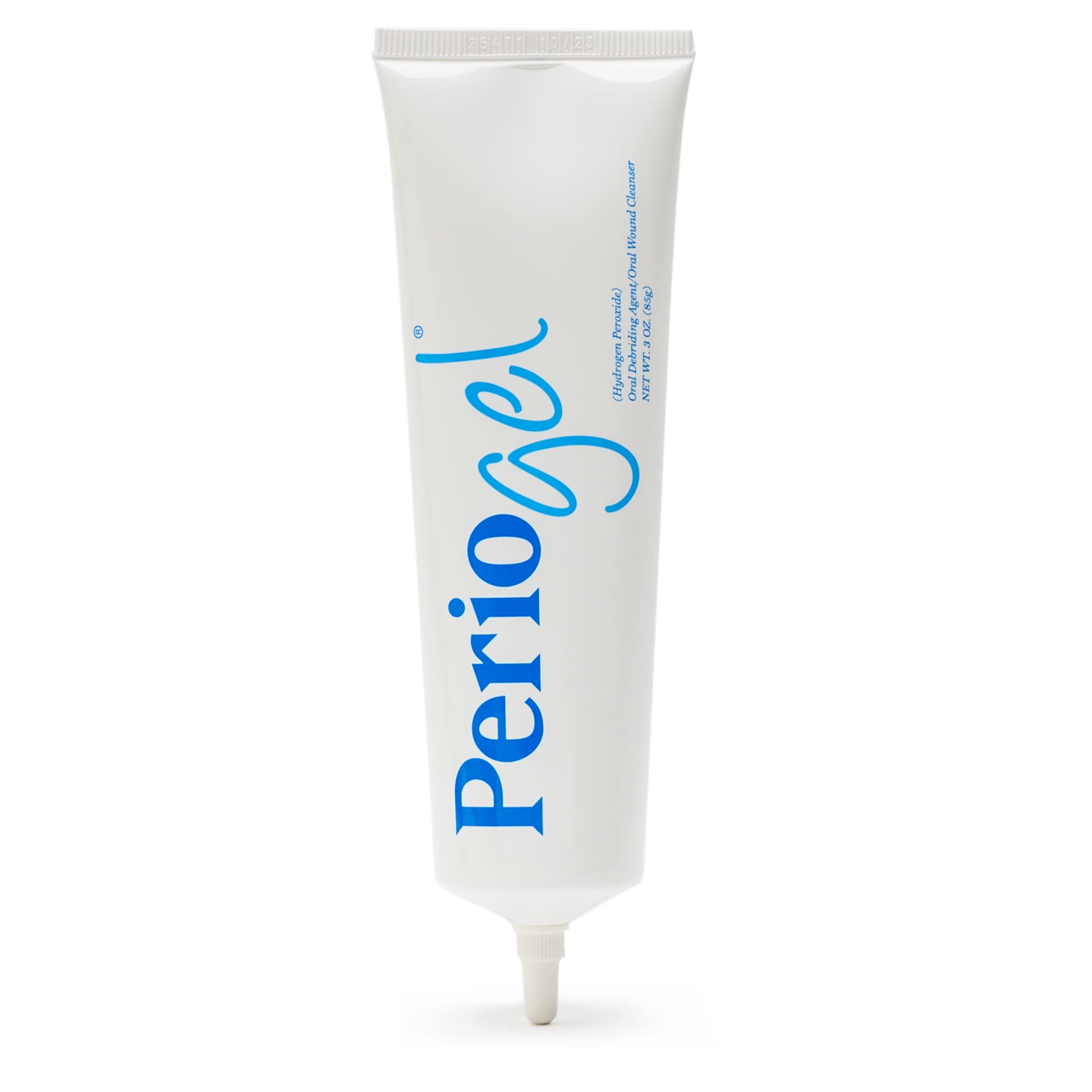 Hydrogen peroxide active ingredient label on bottle