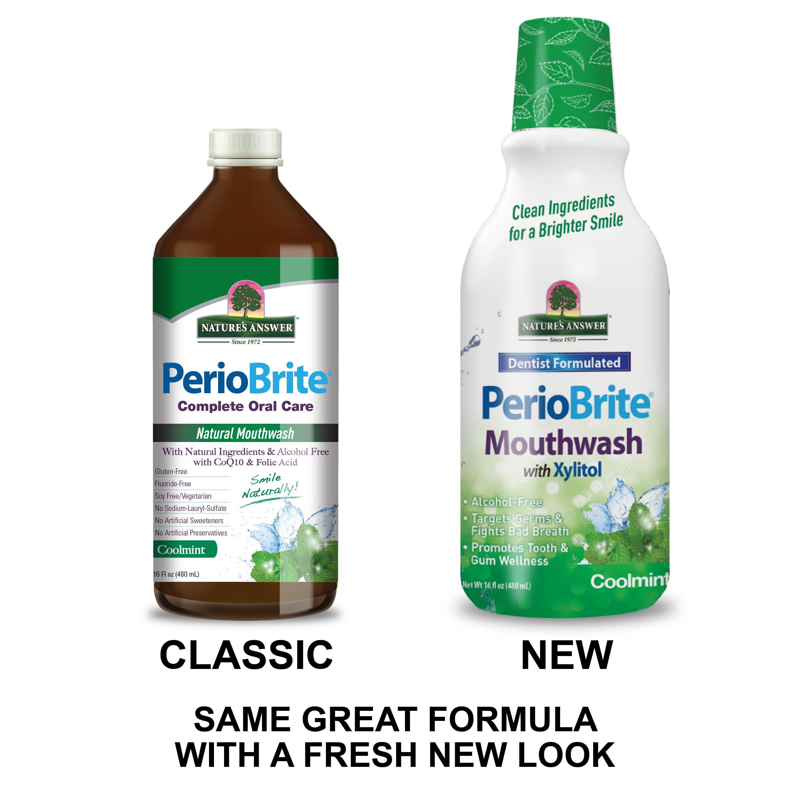 Herbal ingredients illustration related to PerioBrite mouthwash