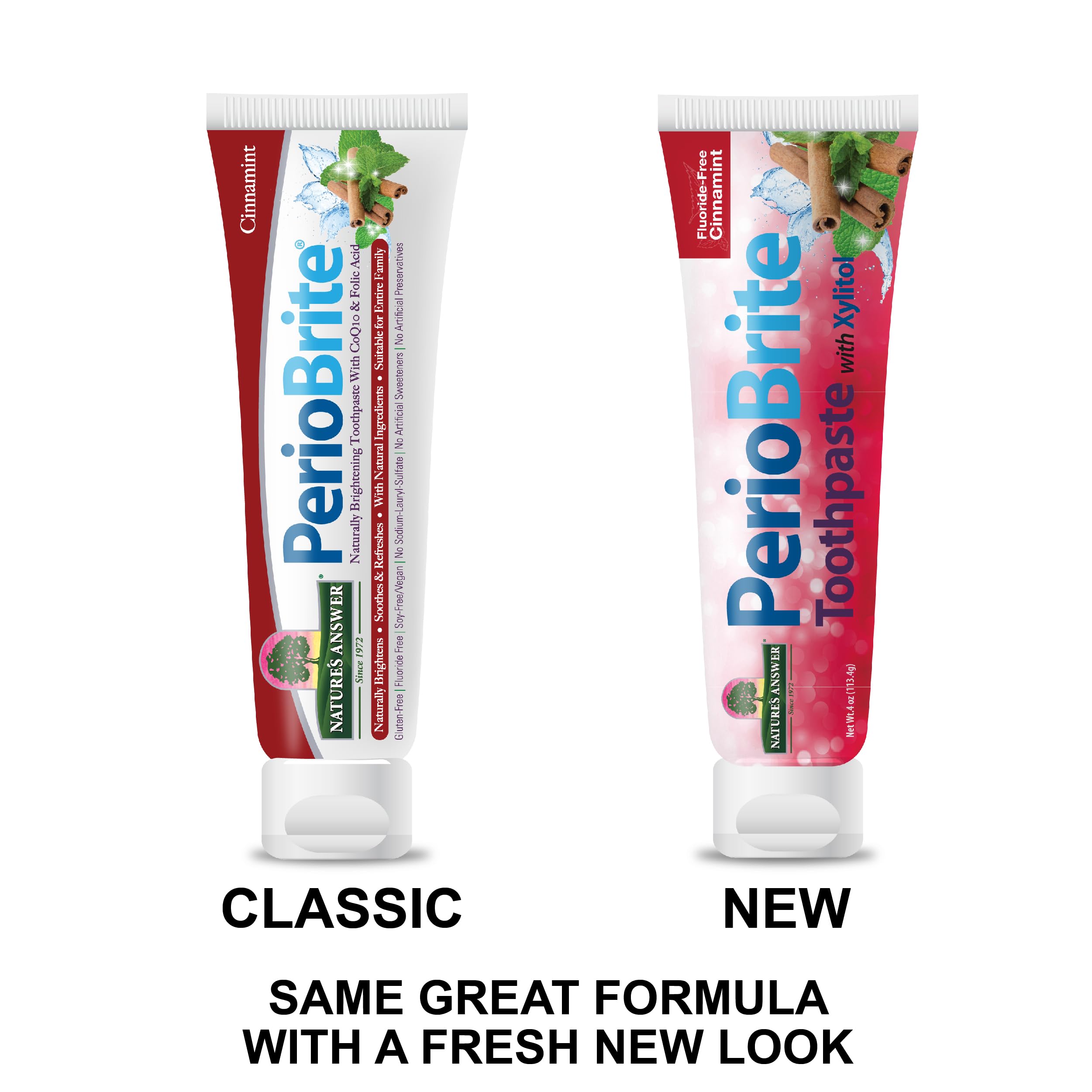 PerioBrite toothpaste with CoQ10 and Folic Acid