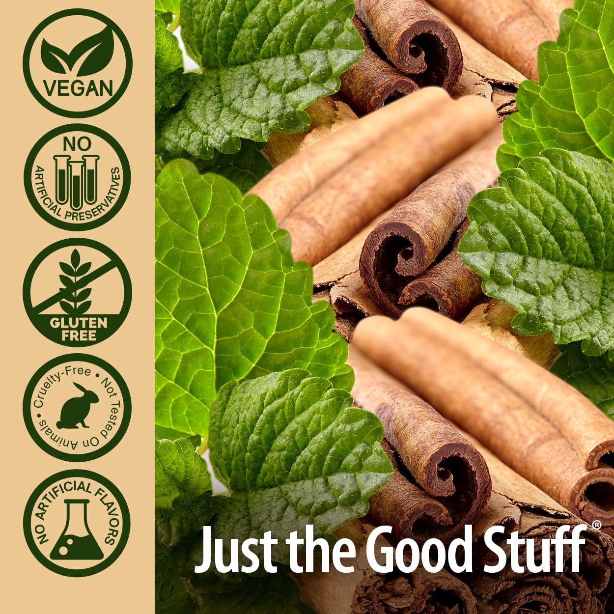 Olive leaf and other essential oils in PerioBrite toothpaste
