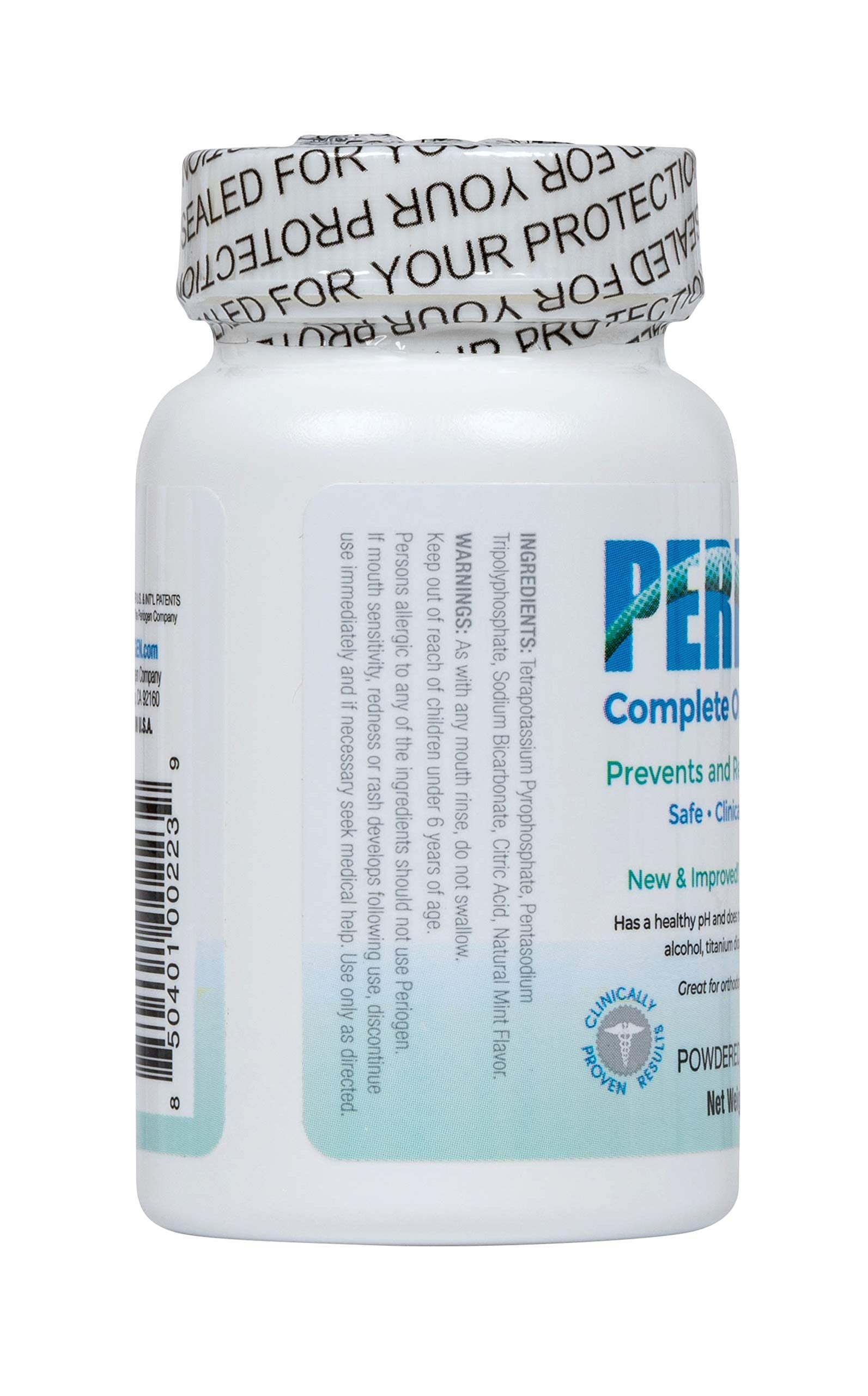 Periogen USA made label and quality seal