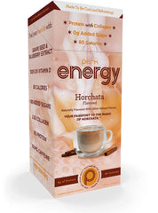 Perk Energy Horchata flavor drink powder box front