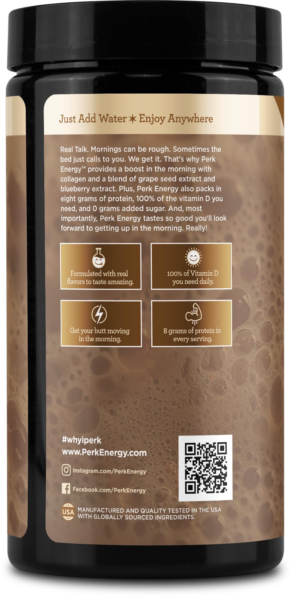 Nutrition highlights: 8g protein per serving, 80 calories