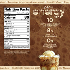 Perk Energy Root Beer Freeze packaging box