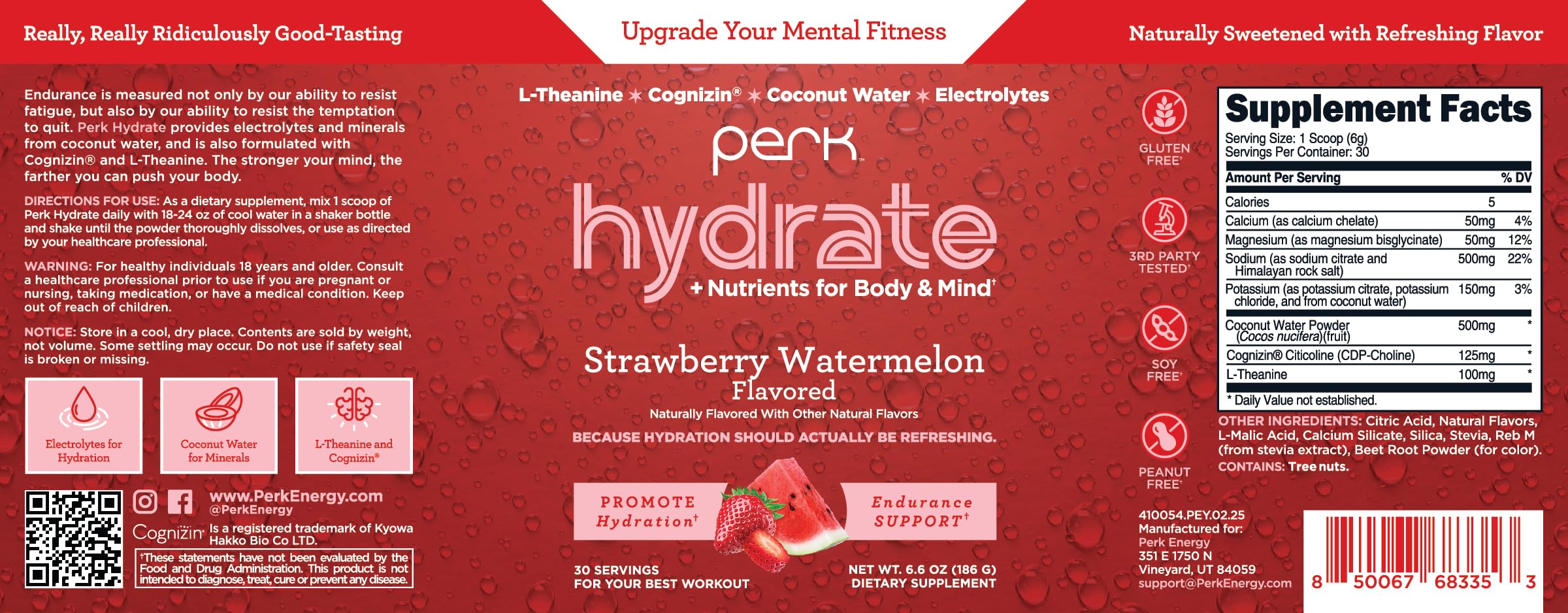 Perk Hydrate Strawberry Watermelon product image