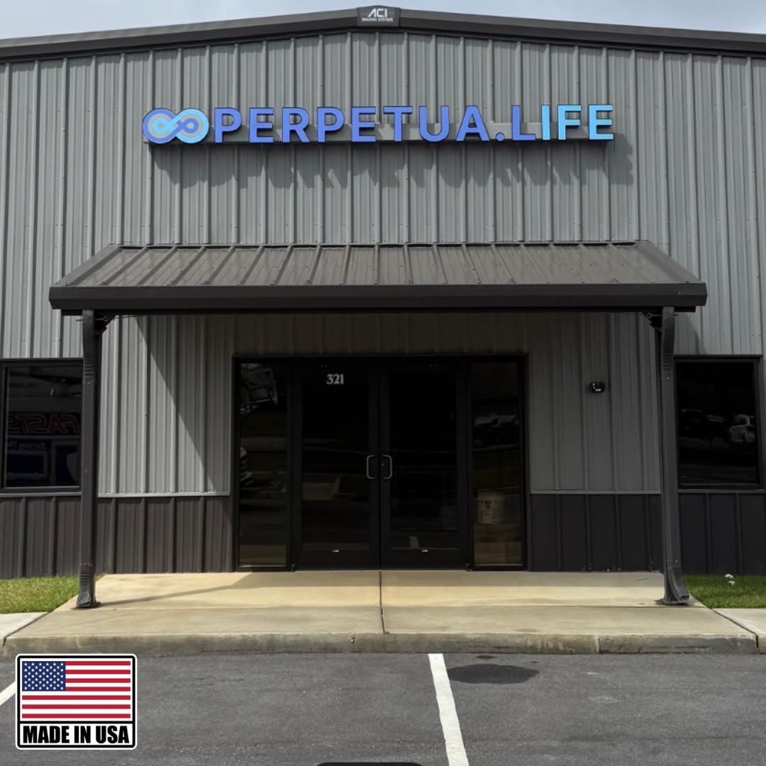 Perpetua Life brand logo with AEON line