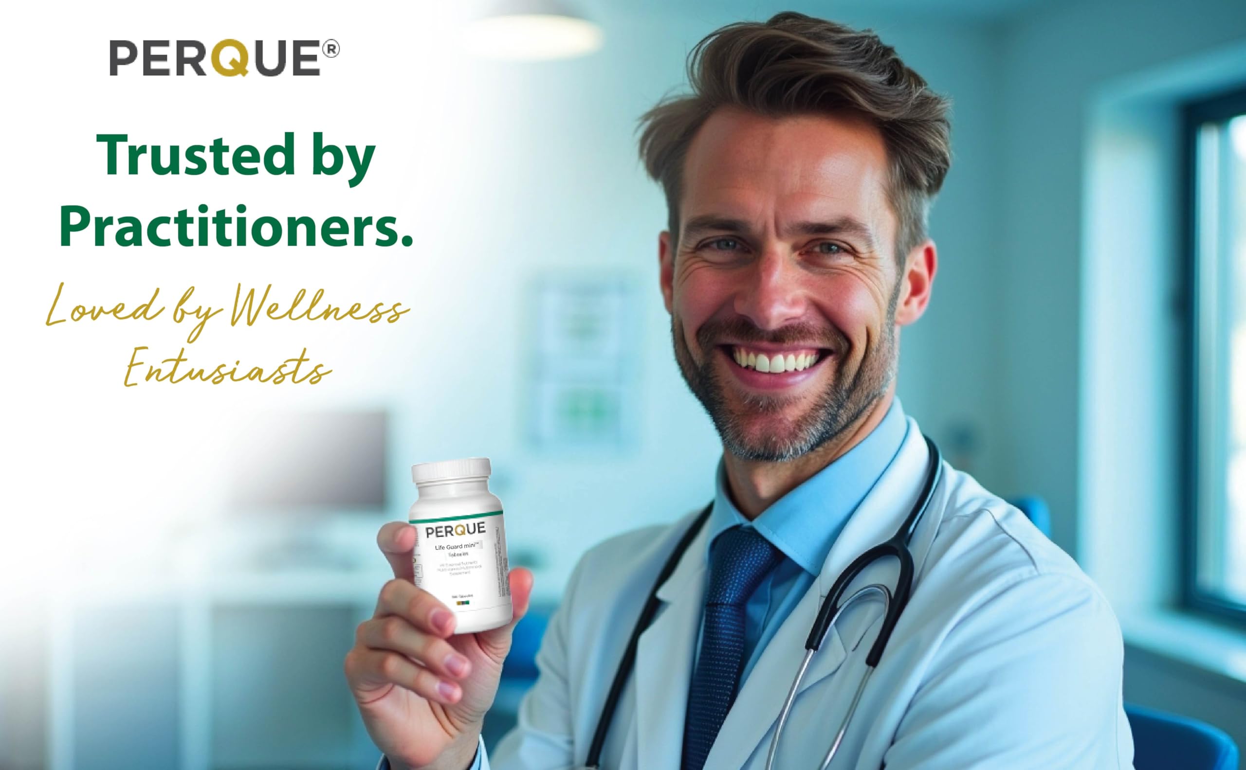 Close-up of Life Guard Mini 180 Tabs tablet