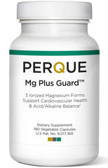 PERQUE Mg Plus Guard bottle label on white background