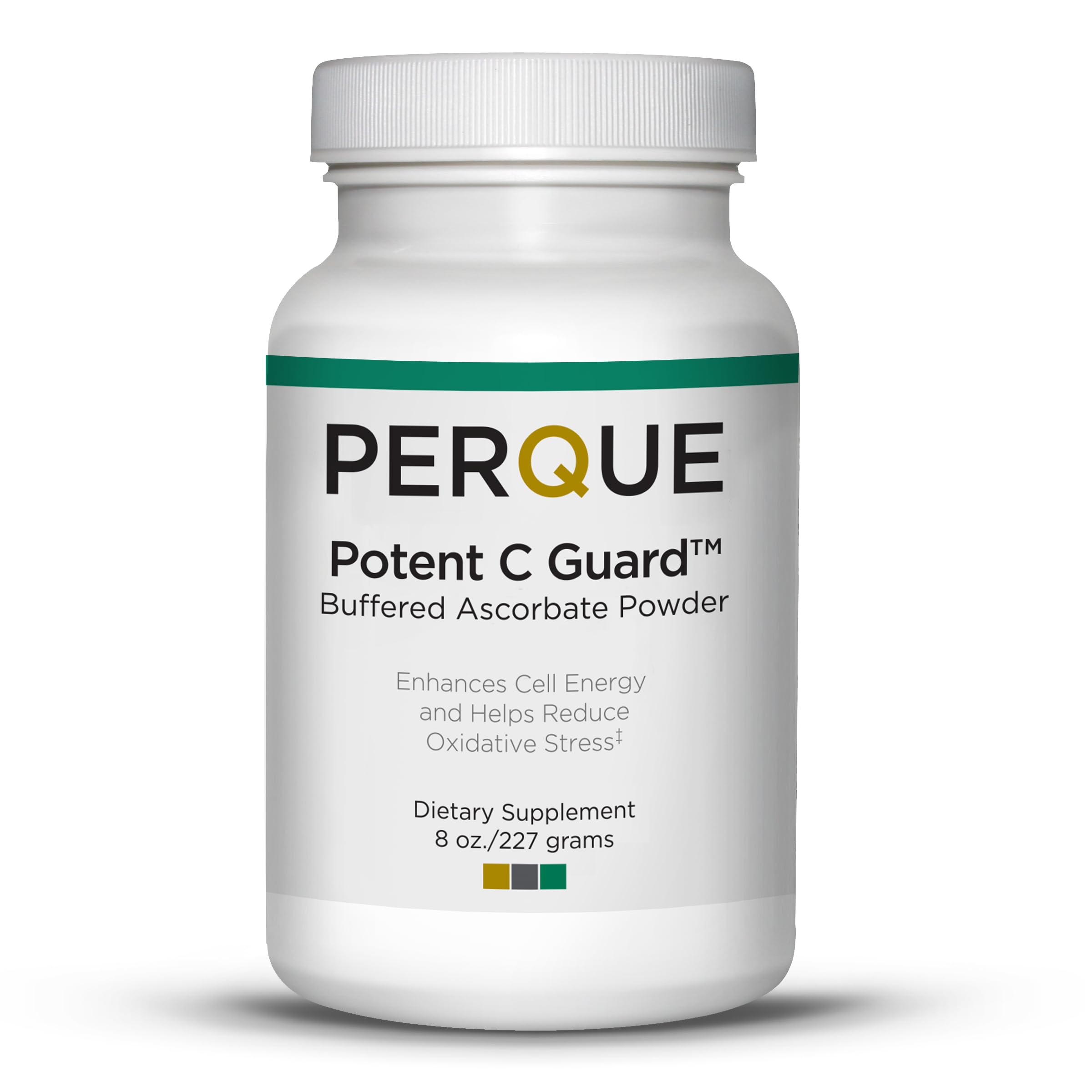Perque Potent C Guard Powder 8 Ounce bottle - front view