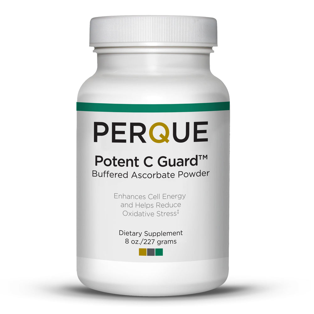 Perque Potent C Guard Powder 8 Ounce bottle - front view
