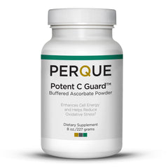 Perque Potent C Guard Powder 8 Ounce bottle - front view