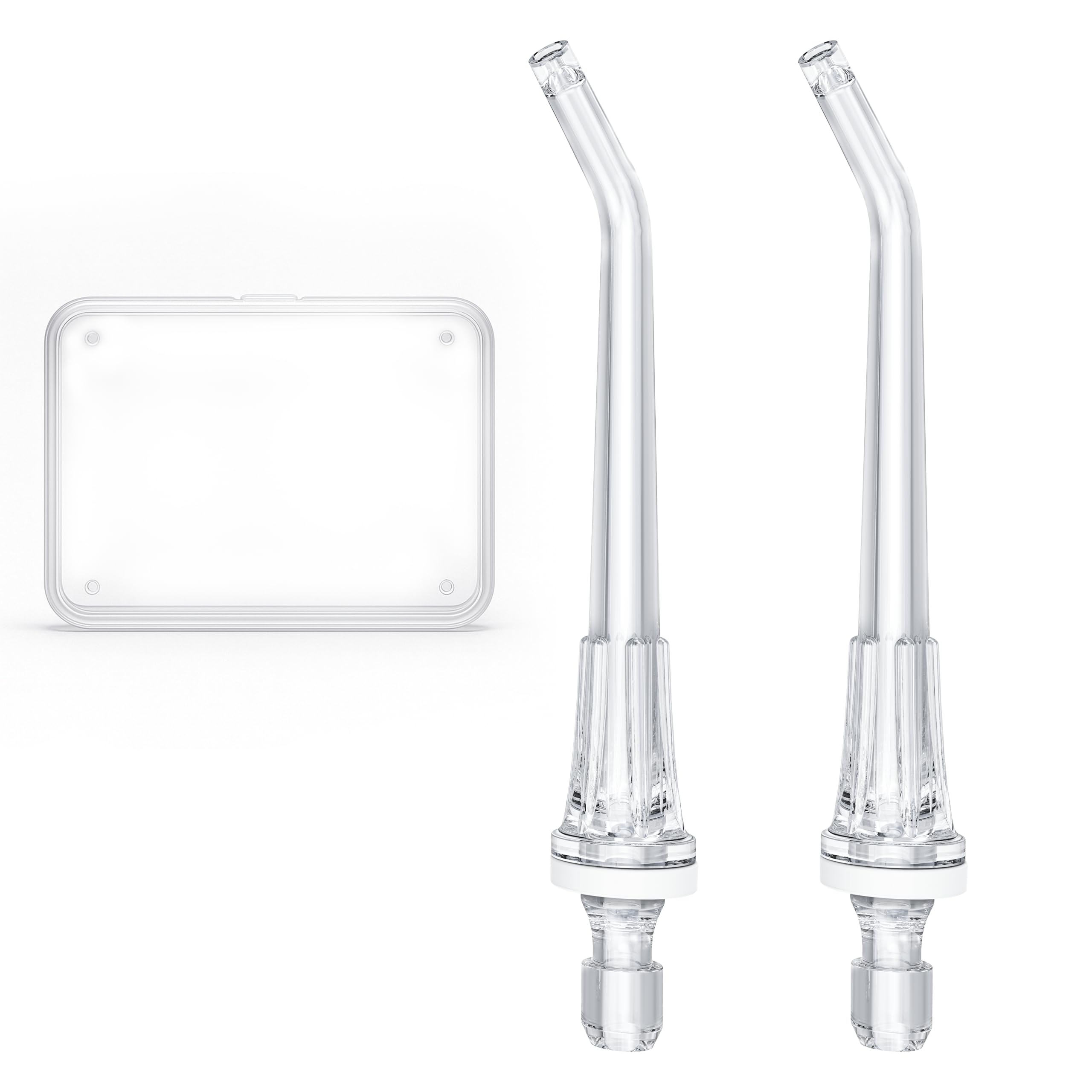 PERSMAX Standard Replacement Tips for A8 Portable Water Flosser Irrigator – 2 Pack