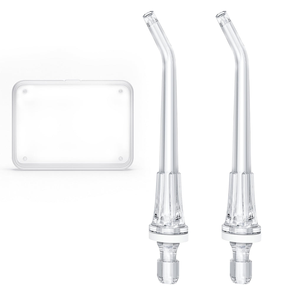 PERSMAX Standard Replacement Tips for A8 Portable Water Flosser Irrigator – 2 Pack