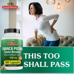 Front label of Peruvian Naturals Chanca Piedra Stone Breaker