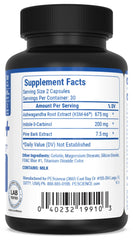 PEScience Erase Pro+ bottle pour captures convenient two-pill daily regimen