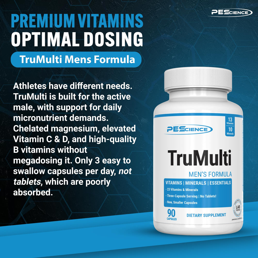 Close-up of TruMulti ingredients highlighting chelated minerals