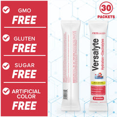 PEScience Versalyte wildberry label close-up showing electrolytes and sugar-free formula