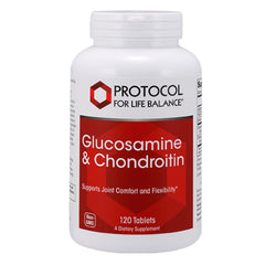 Protocol For Life Balance Glucosamine & Chondroitin bottle with 120 capsules