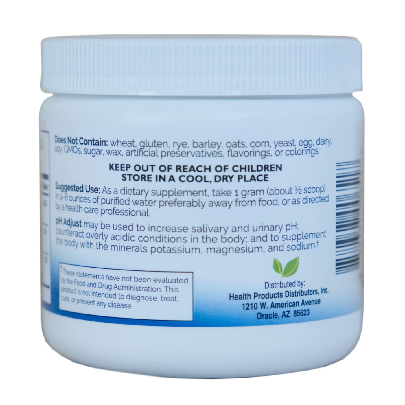 Ingredients: Potassium bicarbonate, Sodium bicarbonate, Magnesium carbonate