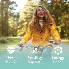 Small, easy-to-swallow CoQ10 softgels