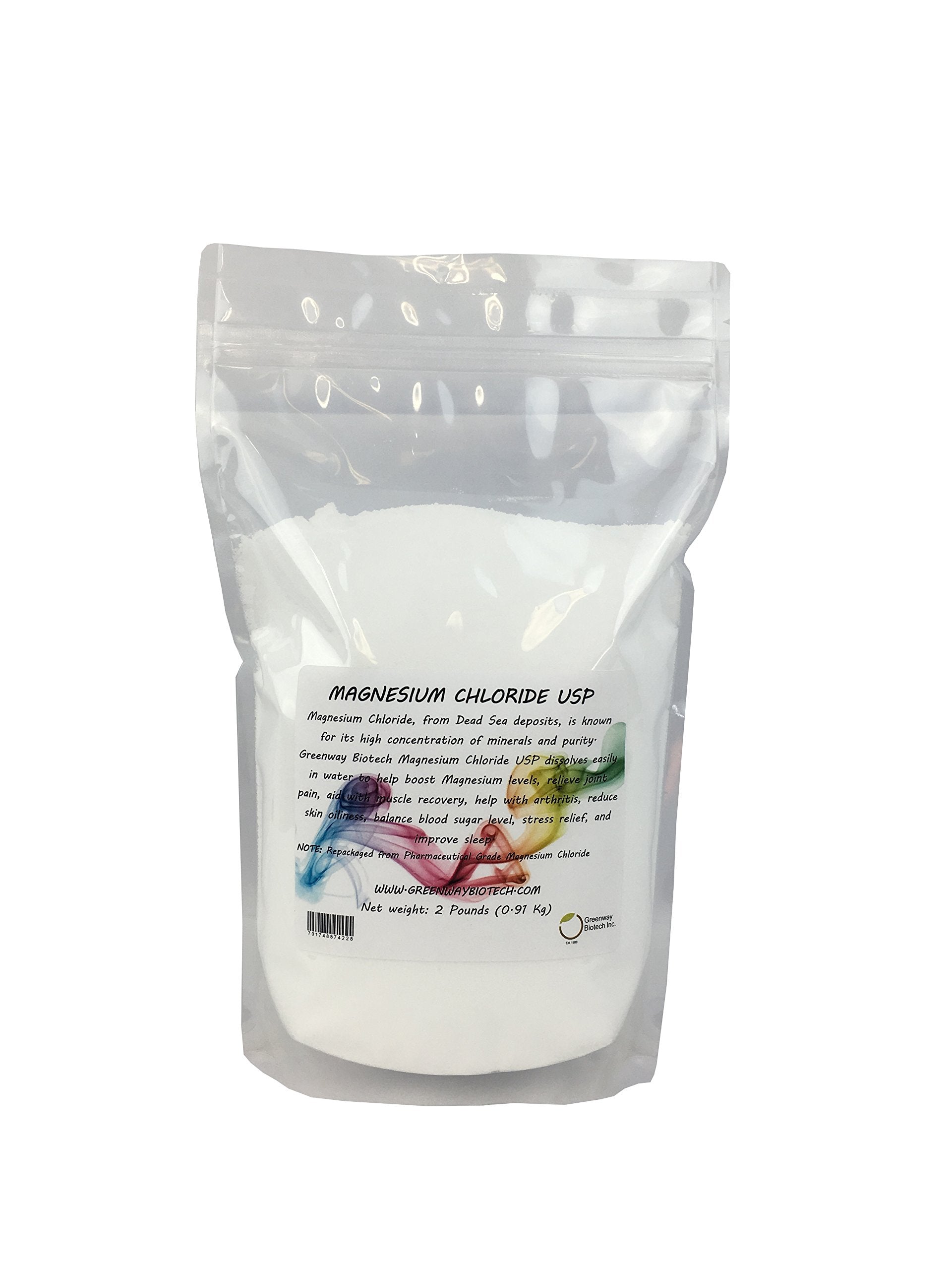 Pharmaceutical-grade USP magnesium chloride label