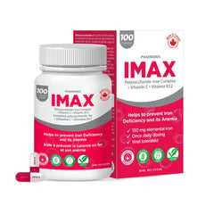 Pharmaris IMAX bottle on white background