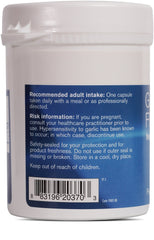 Close-up of Garlic Freeze Dried capsules