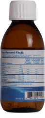 Label close-up showing EPA and DHA dosage on Pharmax Ultra EPA/DHA Liquid