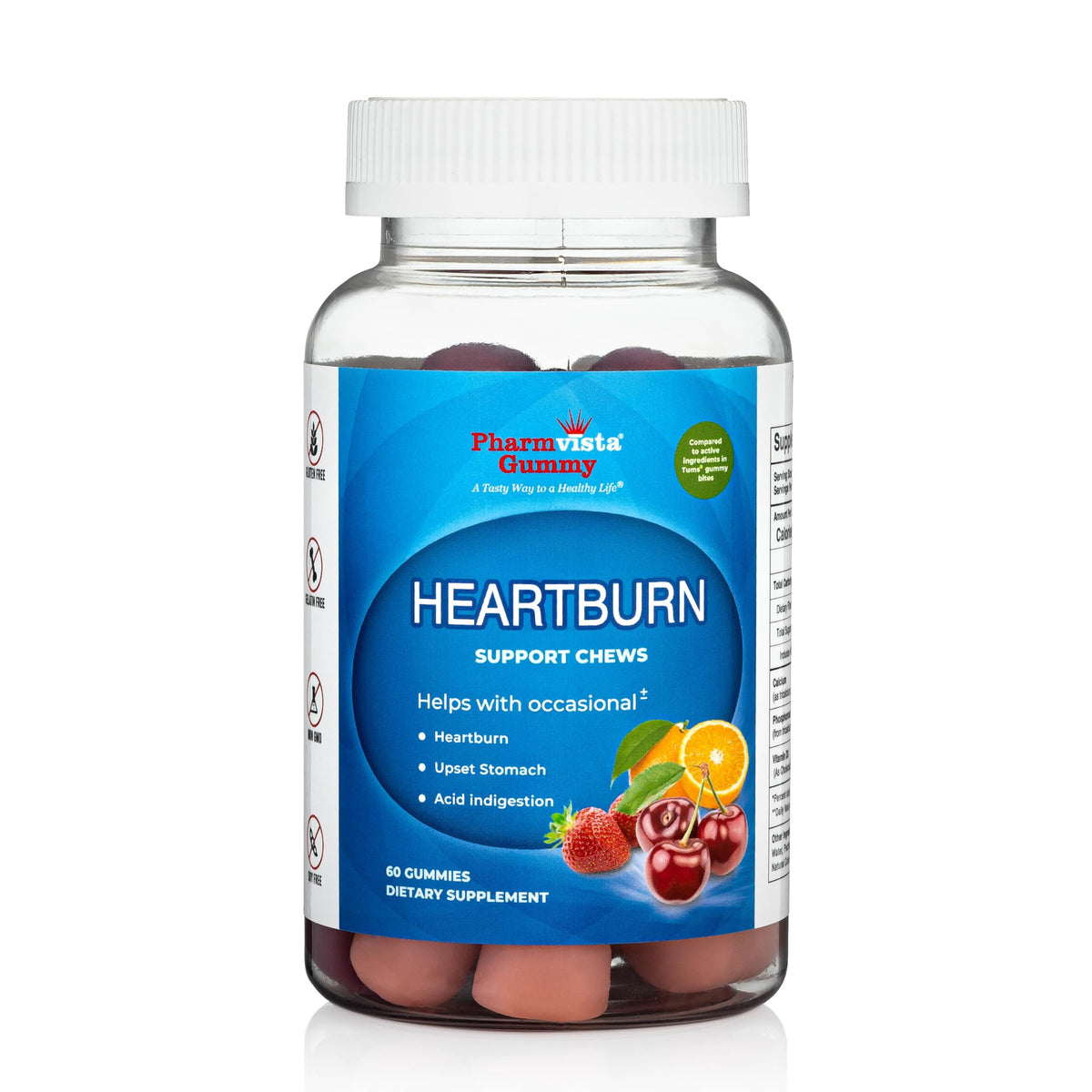 Pharmvista Heartburn Gummy Bites Cherry flavor