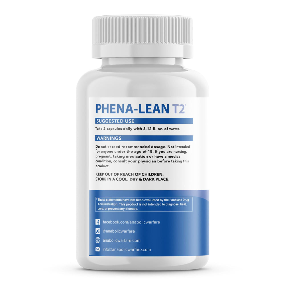Phena-Lean T2 capsules close-up