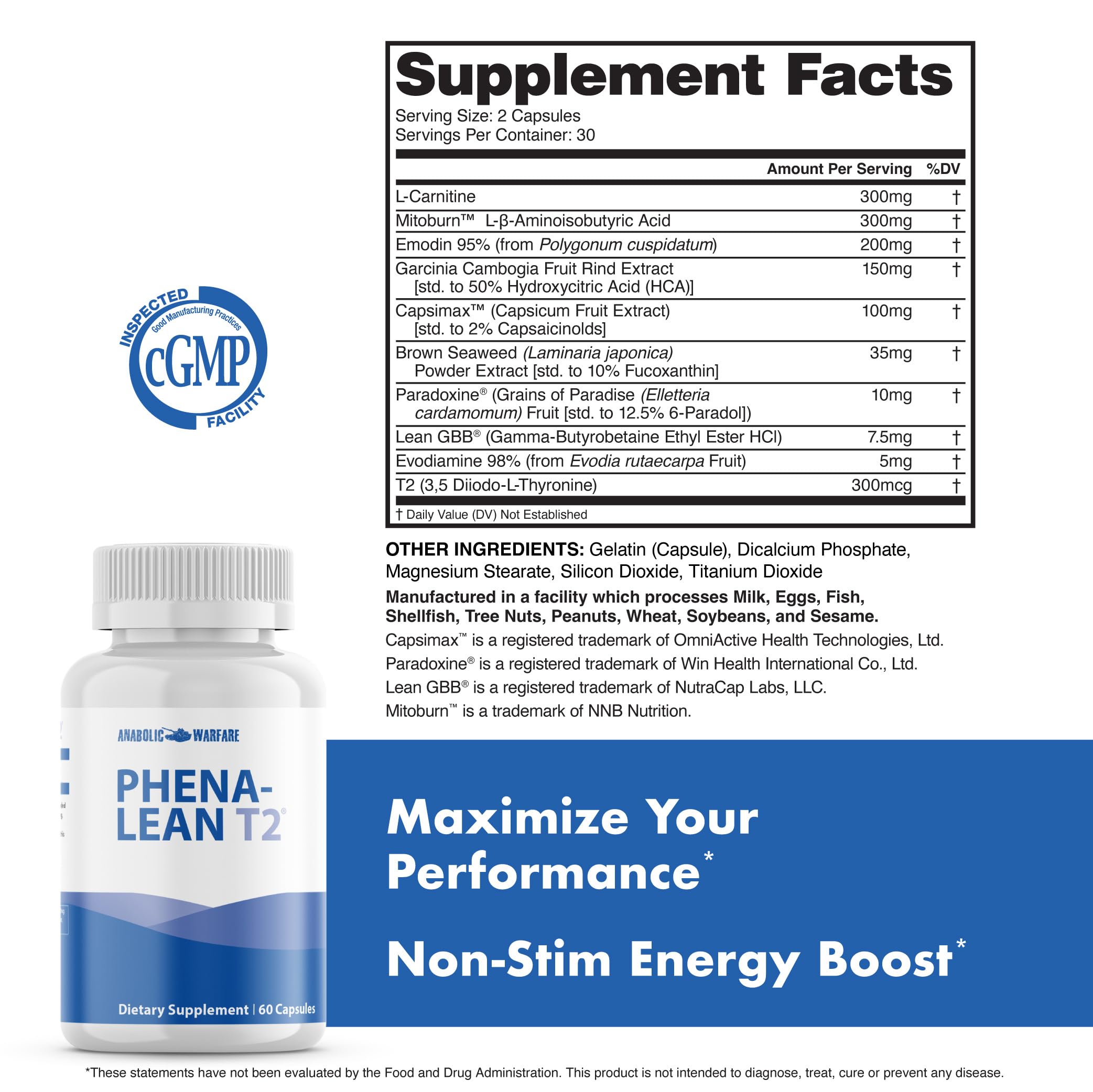 L-Carnitine and Lean GBB performance support