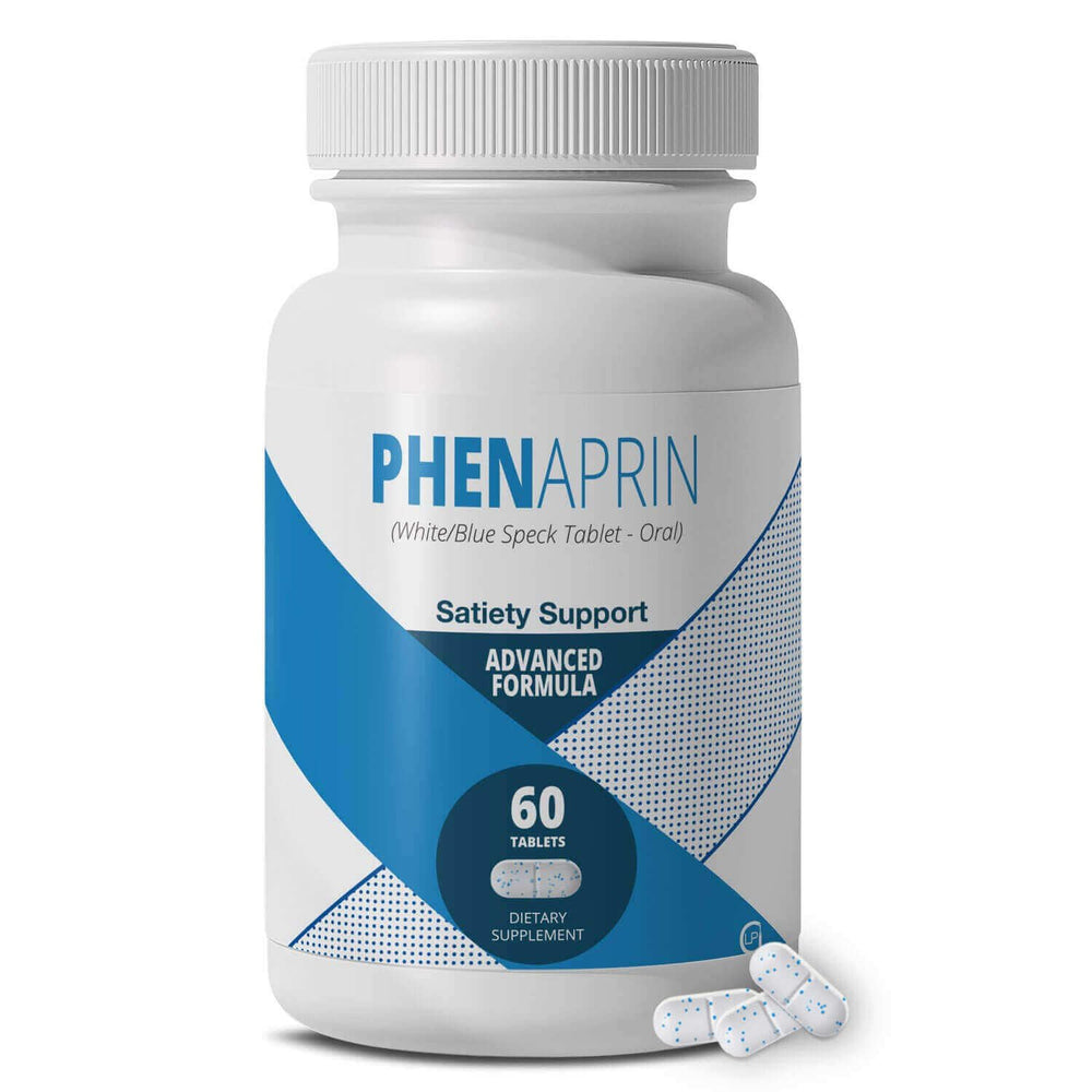 PhenAprin bottle with label showing advanced appetite suppressant